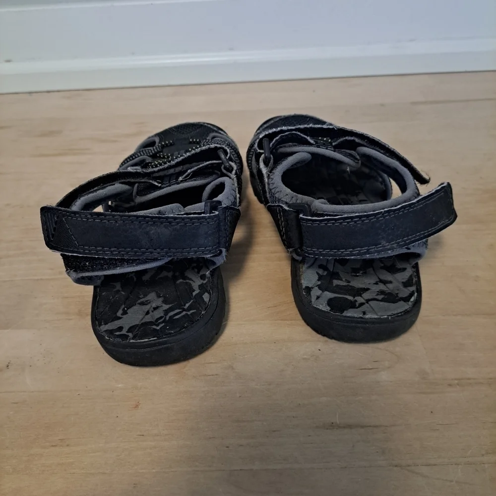 Sonoma Boys’ Gallop Closed-Toe Sport Sandals – Gray – Size M 1